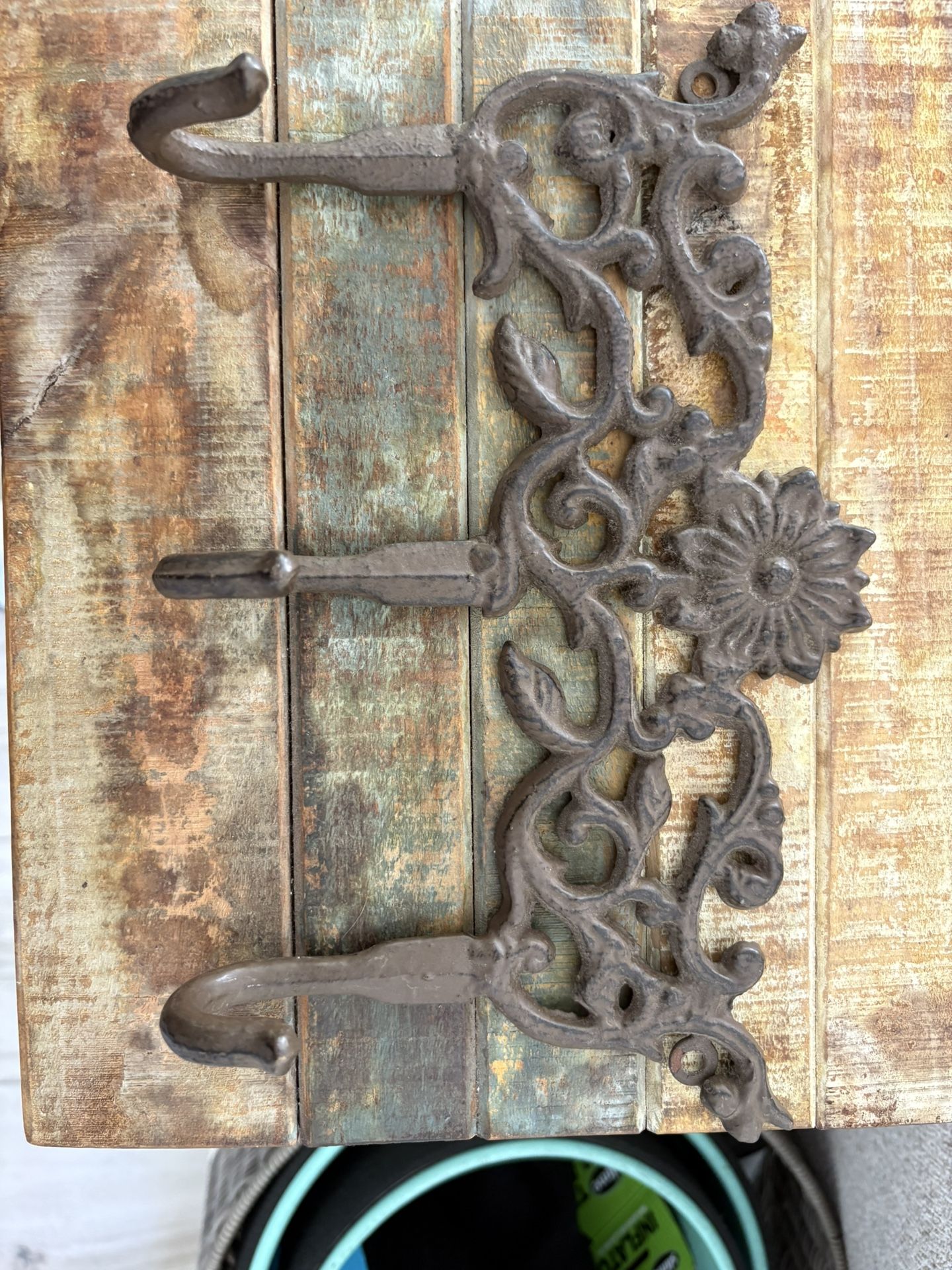 Antique Victorian 3 Hook Wall Hanger