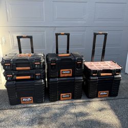 Ridgid Tool Storage Boxes 