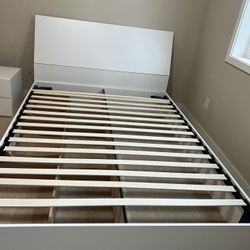 Bed Frame And Nightstand 