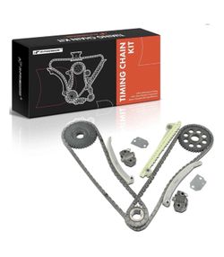 A-Premium Engine Timing Chain Kit W/Guide Rail Compatible with Ford Mustang
