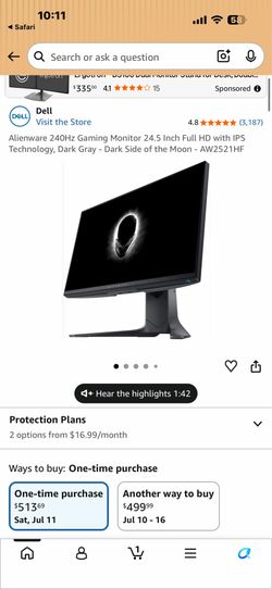 Alienware monitor