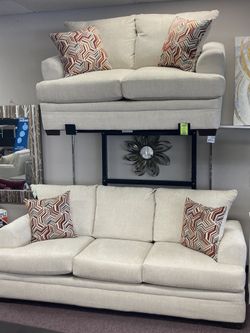 New sofa and loveseat