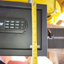 Small Slim Desk Drawer Security Safe with Programmable Electronic