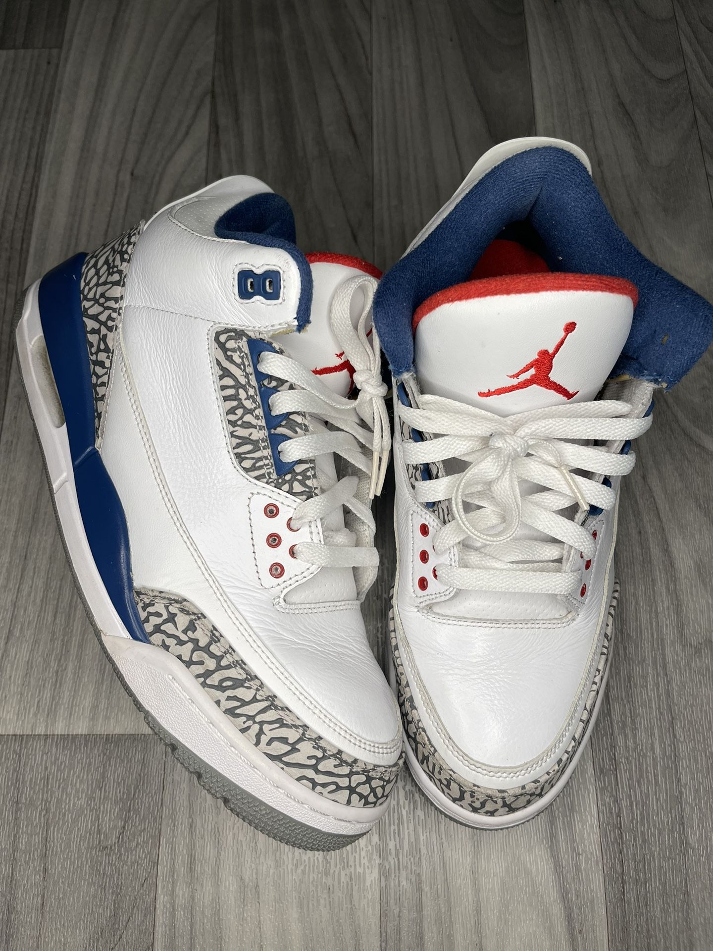True Blue Jordan 3s