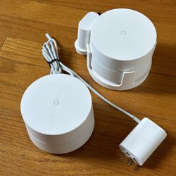 2 Google WiFi Wireless Routers