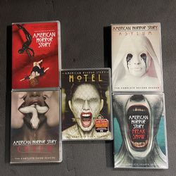 AMERICAN HORROR STORY SEASONS 1-5 ** BRAND NEW IN PLASTIC**