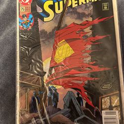 The death of Superman Comic Book