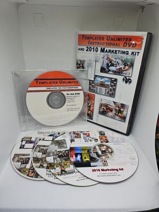 Templates Unlimited Instructional DVD + Templates for Photographers DVD (5 DVD)