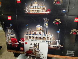 Lego ideas 21356 river steamboat empty box and manual