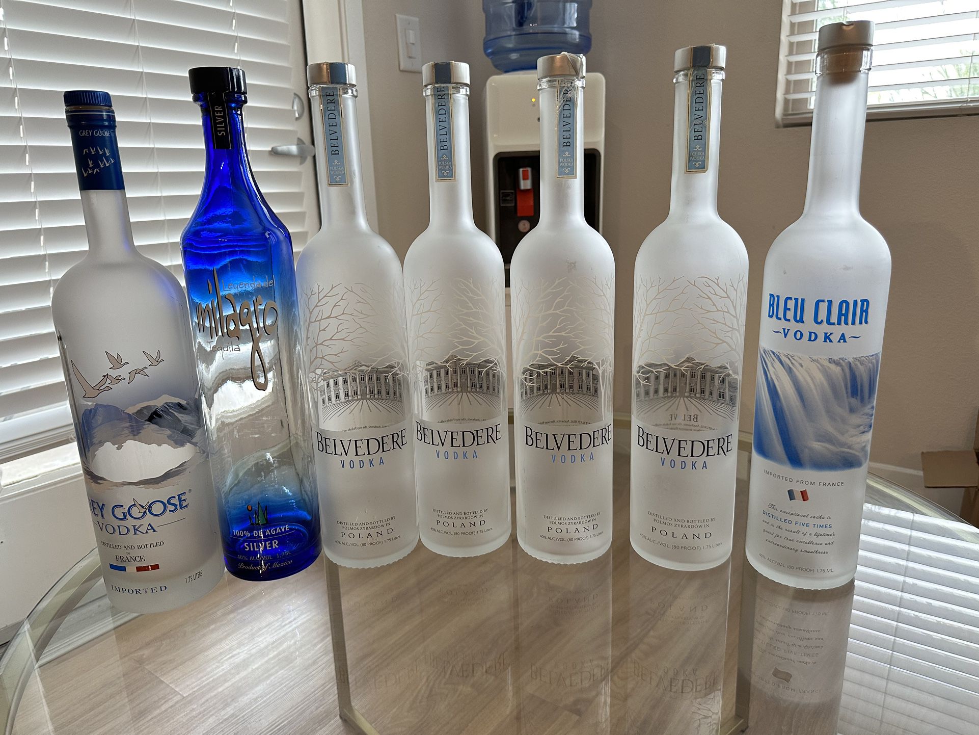 Empty Bottles Belvedere 