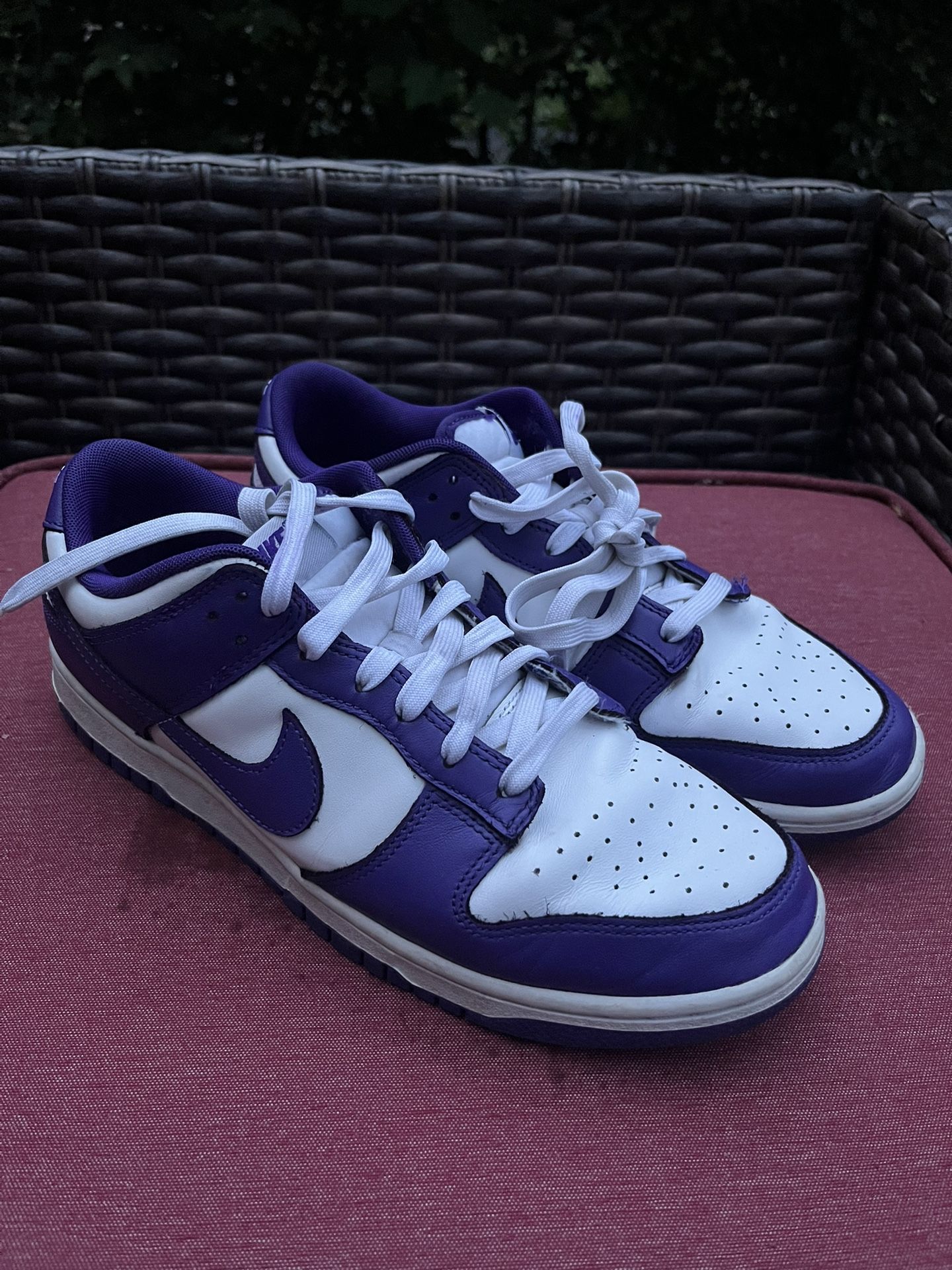 Nike Dunk Low Championship Purple 9.5 M With Box