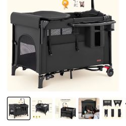 HARPPA Saimia | 5-in-1 Pack and Play Baby Bassinet & Playard