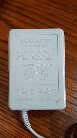 WAP-002 AC Adapter for Nintendo DSI XL