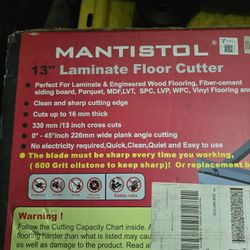 Mantistol 13" Laminate Floor Cutter - Model MC-330
​
