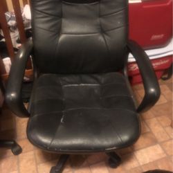 Leather  Desk Chair 