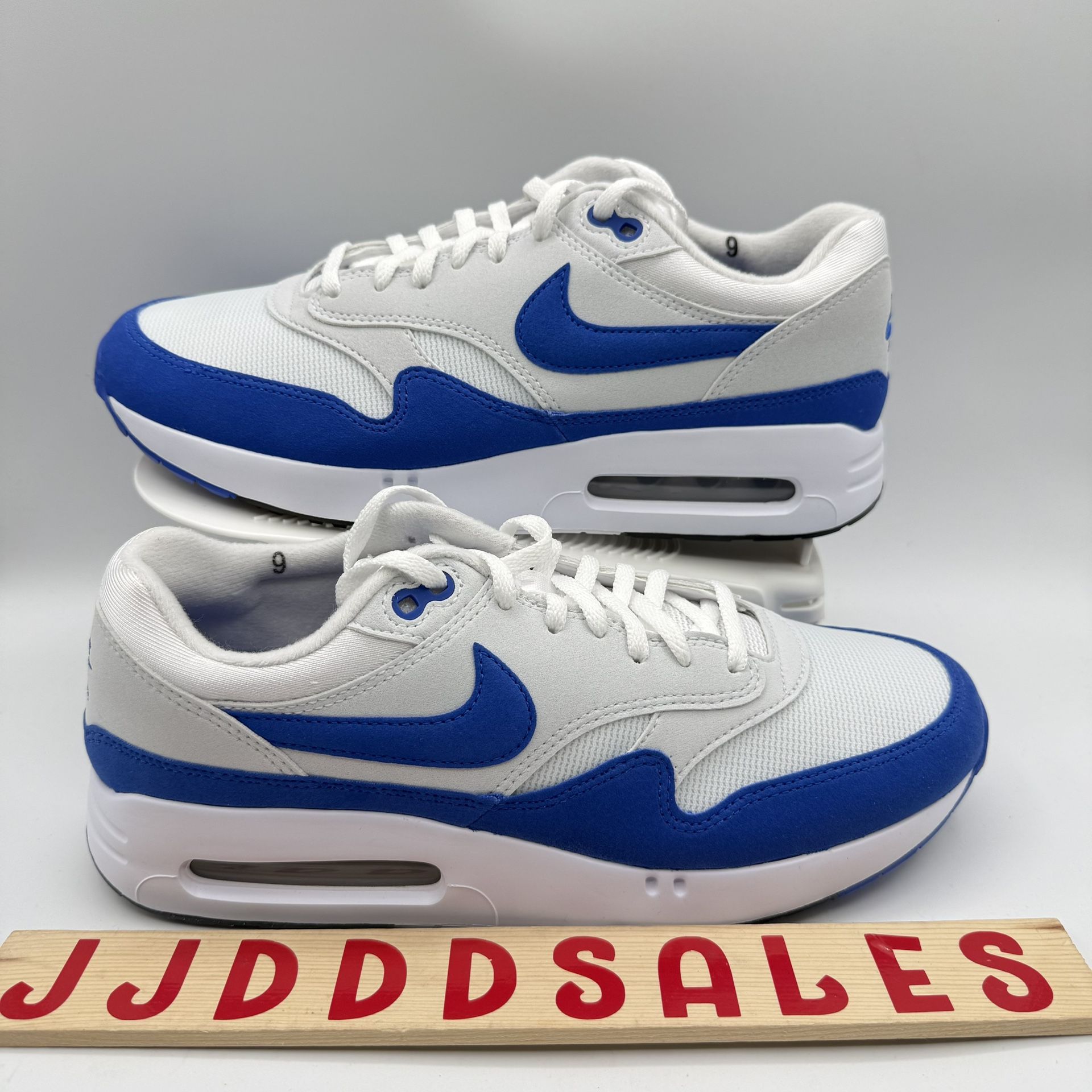 Nike Air Max 1 ‘86 OG Golf Big Bubble White Royal Blue DV1403-115 Men’s Sz 9  New 