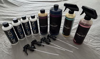 NexGen & Hydrosilex Ceramic Car-Care Set, 8 Bottles