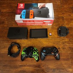 Nintendo Switch With Mario Kart