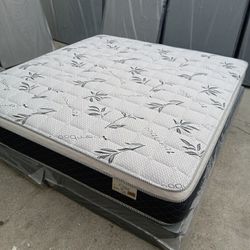 🩷queen Size Mattress Pillow Top 12" Thick