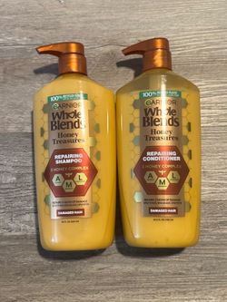 Garnier Whole Blends Honey Treasures Shampoo & Conditioner Set 26.6 Fl Oz