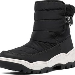 NEW SZ 10 DREAM PAIRS Women Insulated Winter Snow Boots Waterproof Warm Comfortable Faux Fur Ladies Ankle Booties Fashion Short Boot