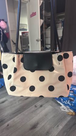 Polka dot purse