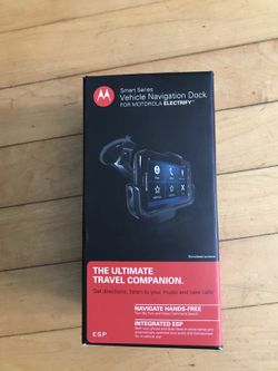 Motorola Smart Series vehicle navigation dock