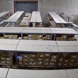 Used Warehouse Shelves 84 in W x 24 in D Steel Storage Rack Shelving Similar To Uline Delivery Available