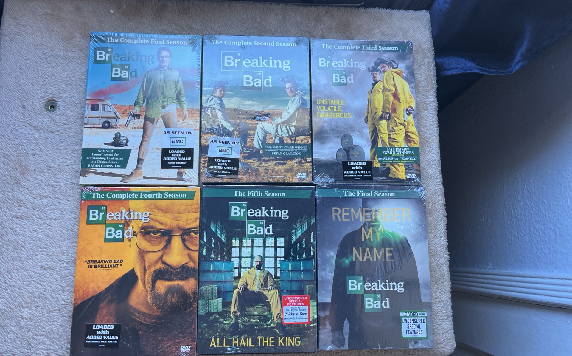 Breaking Bad DVDs Seasons 1-6