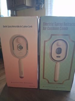 Straightening hair brushes