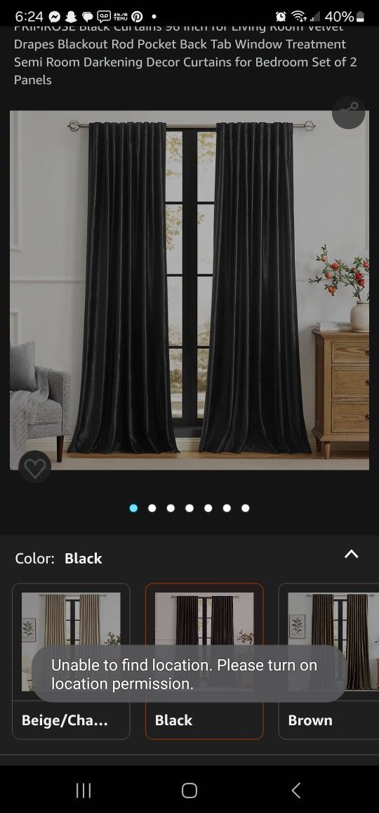 Velvet Curtains 