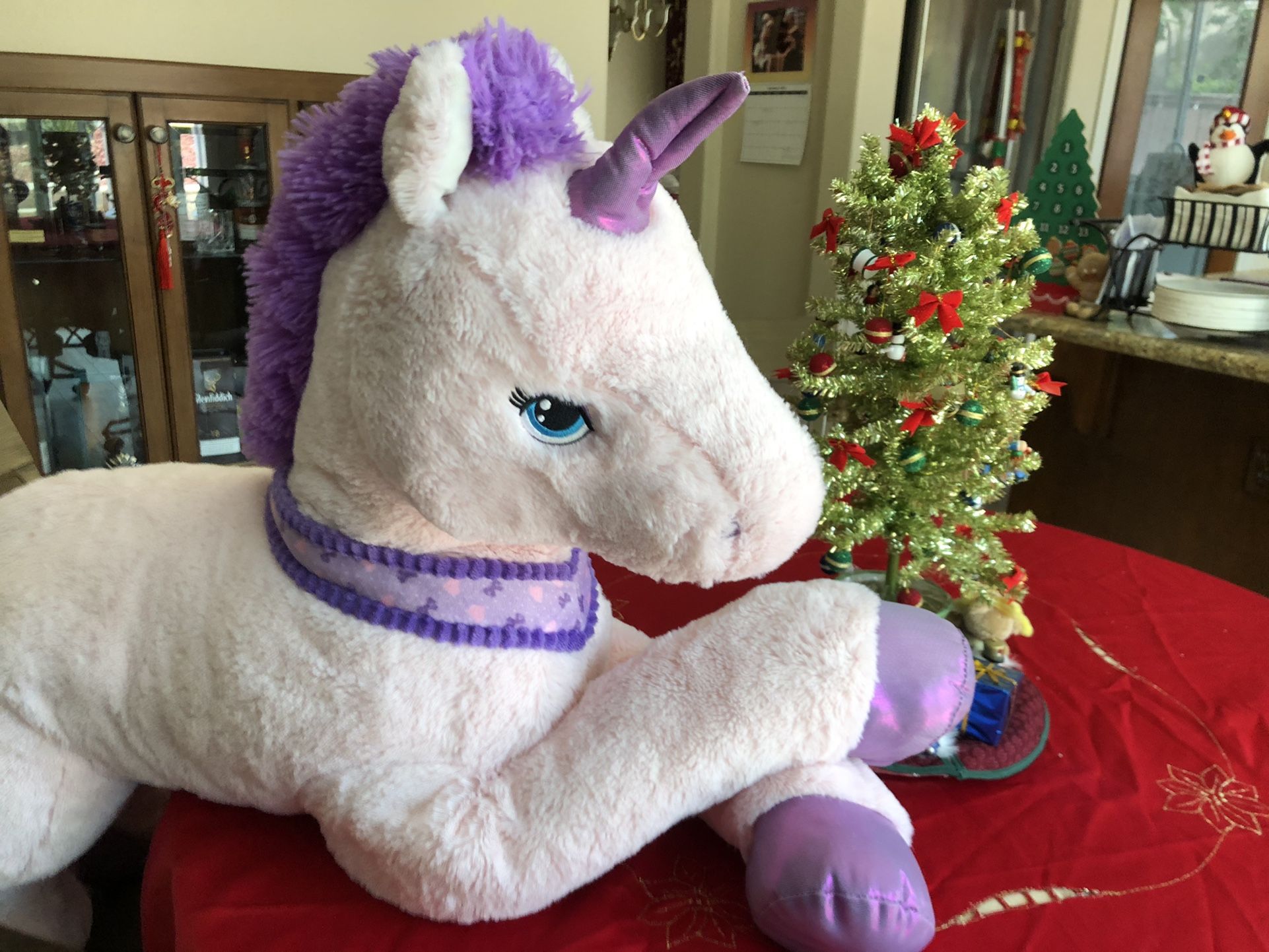 Hugfun Giant Plush Pink Purple Unicorn