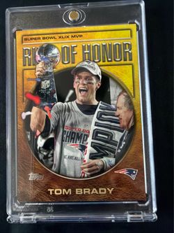 2026 Topps Flagship Football Tom Brady Ring Of Honor Super Bowl MVP ROH-5 Insert