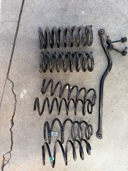 Wrangler coil Springs and front suspension track bar