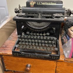 L.C. Smith & Bros Typewriter