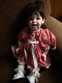 Ceramic Hand Made Doll 