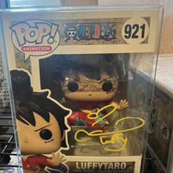 Luffytaro Funko Pop One Piece Autographed