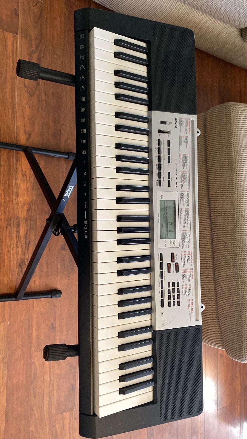 Casio Keyboard LK 190 With Stand And Seat