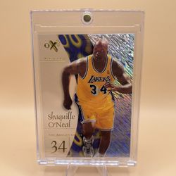 1997/98 Shaquille O’Neal EX Holo Foil Acetate Basketball Card🔥