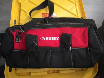HUSKY BAG 18 IN. 14 POCKET ZIPPERED TOOL BAG (2-COUNT)PRICE IS FIRM