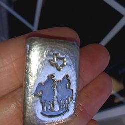 Hand Poured Silver Bar