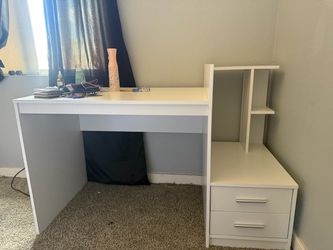 Computer desk white