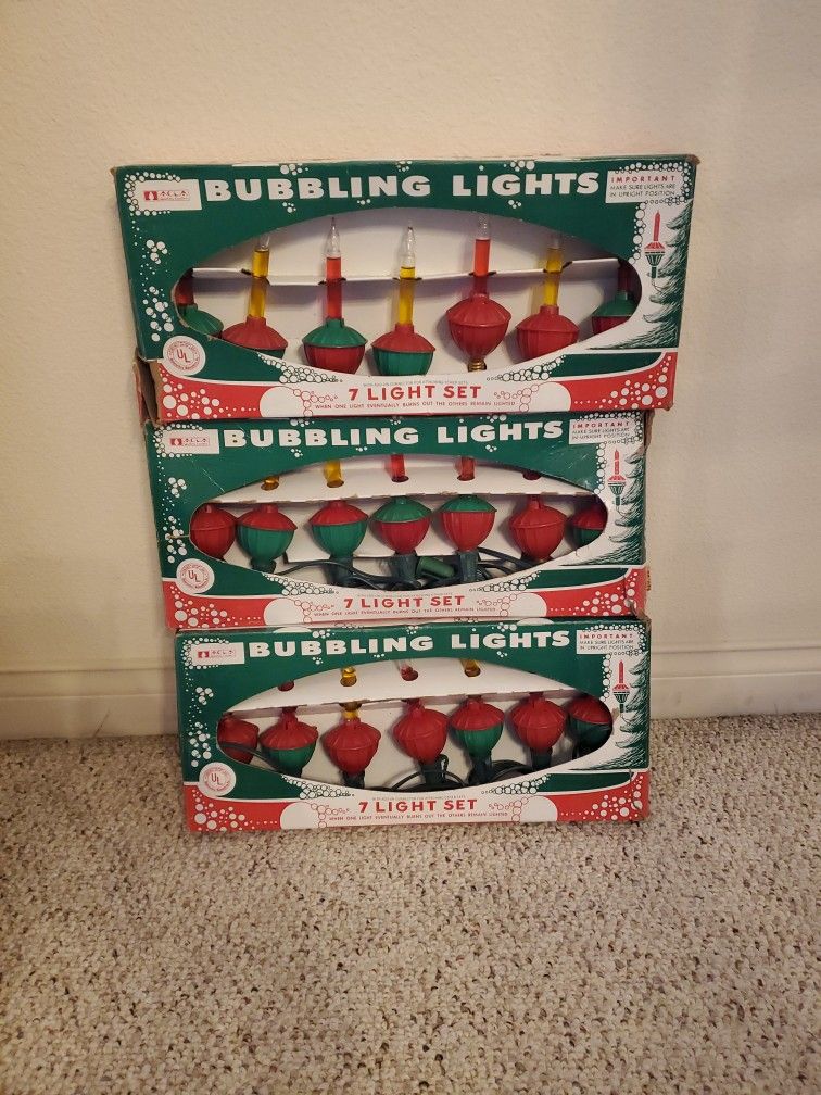 Vintage Bubbling Lights (Working)