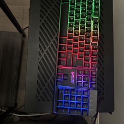 RGB Gaming Keyboard (Skytech K-1000) – Like New w/ Box – $20