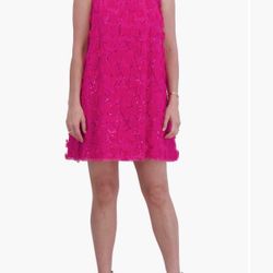 Eliza J Sequin Dress - Pink Sparkles Size 8 And 10