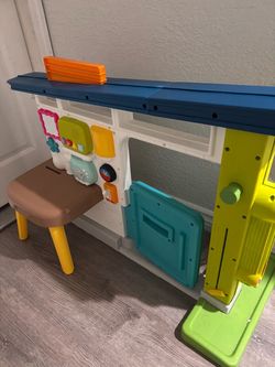 Kids Activity front door and Desk with Stool
