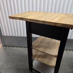 Standing Cutting Board with Shelves