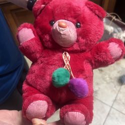 Animal Toy 1987 Teddy Bear Stuffed Animal Vintage  