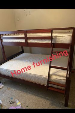 Furniture Bunk Bed, Twin Size Full Size