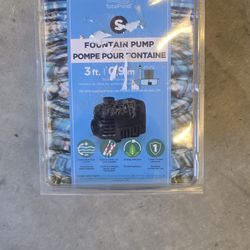 Fountain pump